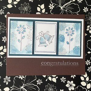 Set of 5 Homemade Cards - Congratulations
